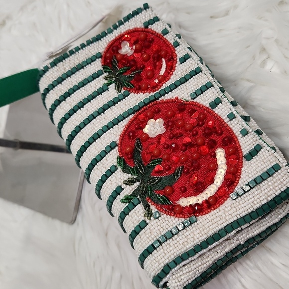 🔹️Made In India Beaded Handcrafted Tomato Design Handbag ✨️🍅 - Picture 2 of 9
